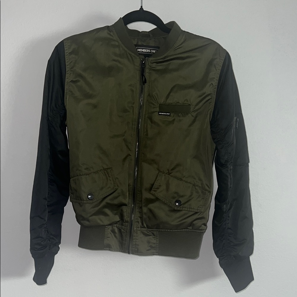 Members Only - Olive Bomber Jacket